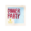wavy dinner party napkins - set of 20