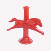 dala horse candlestick holder
