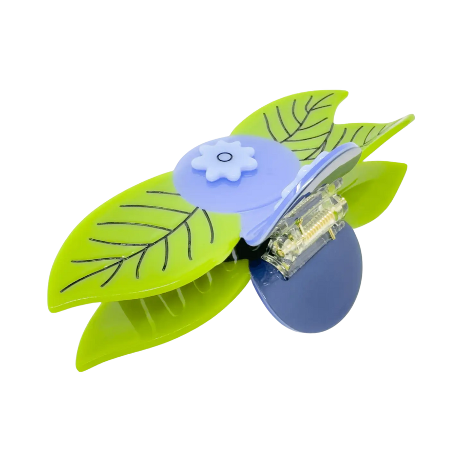 xl blueberry hair claw clip