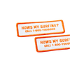 how's my surfing iron-on patch