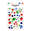 oops all berries iron-on stickers