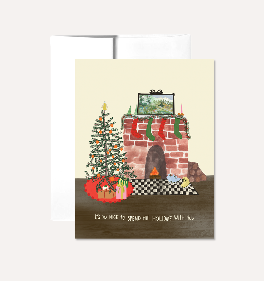 It's so Nice to Spend the Holidays With You Greeting Card