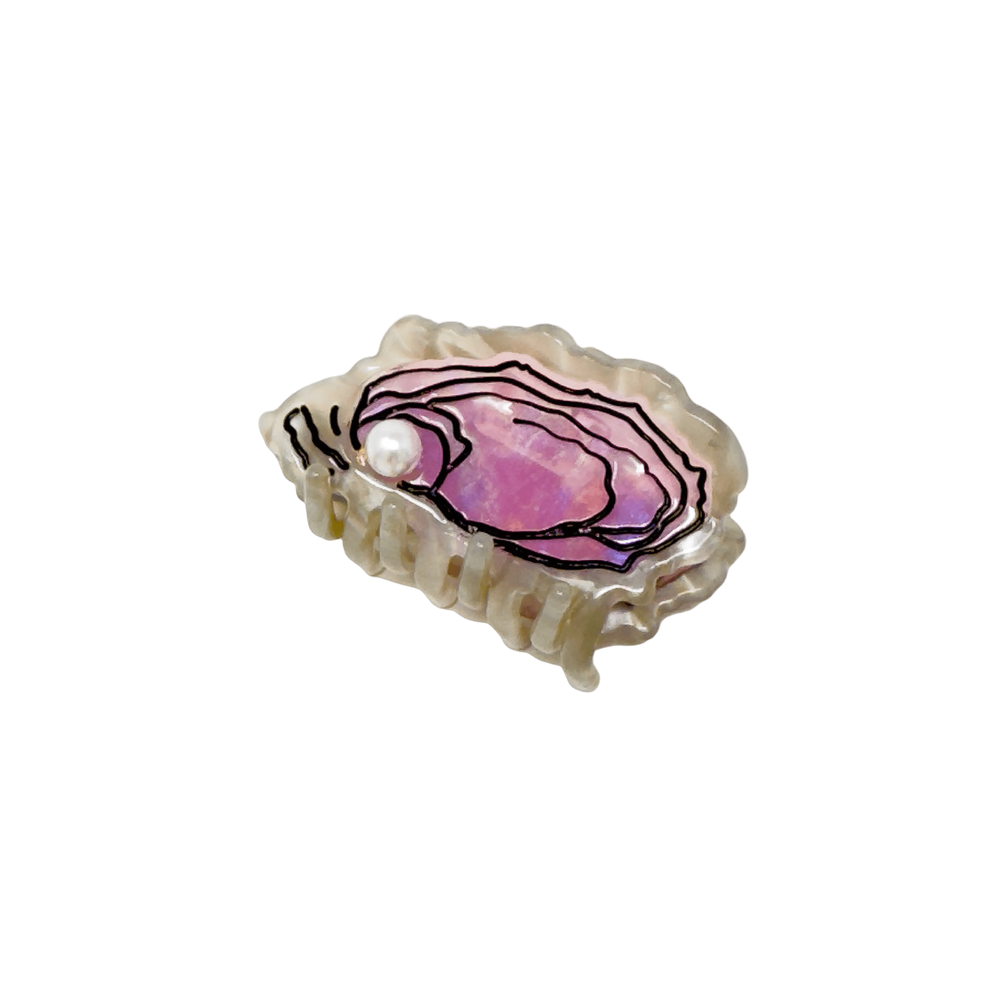 mini oyster claw clip