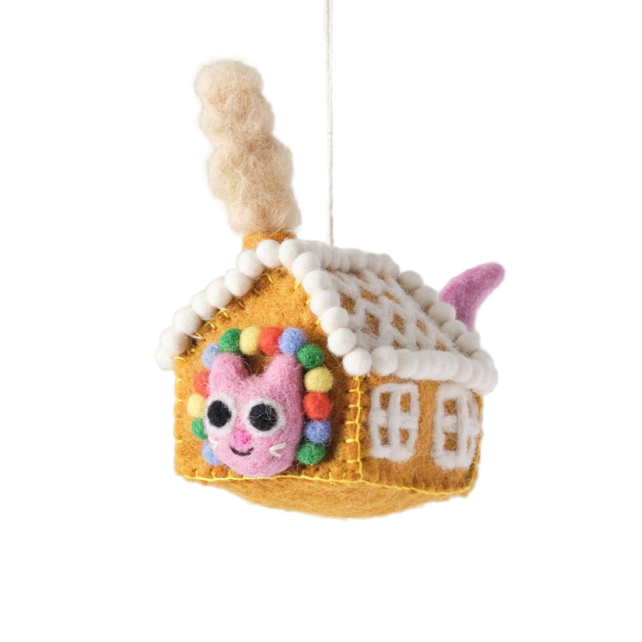 cat felt ornament
