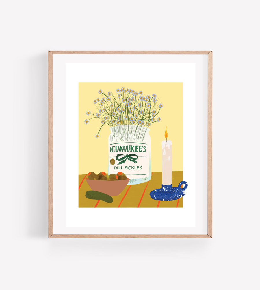 Milwaukee's Dill Pickles Art Print