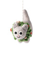 cat felt ornament