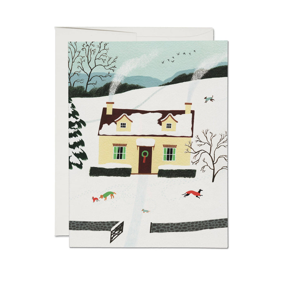 Winter Homestead greeting card