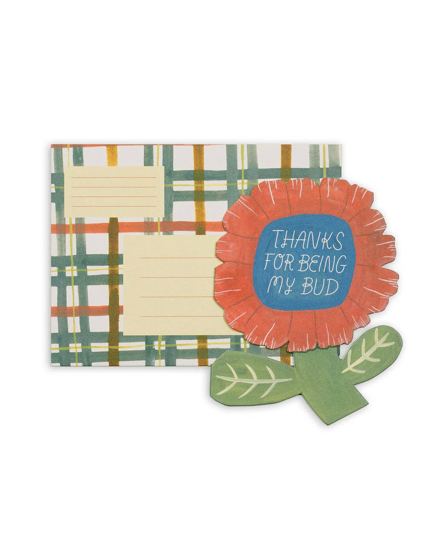 Being My Bud Flower Die Cut Card