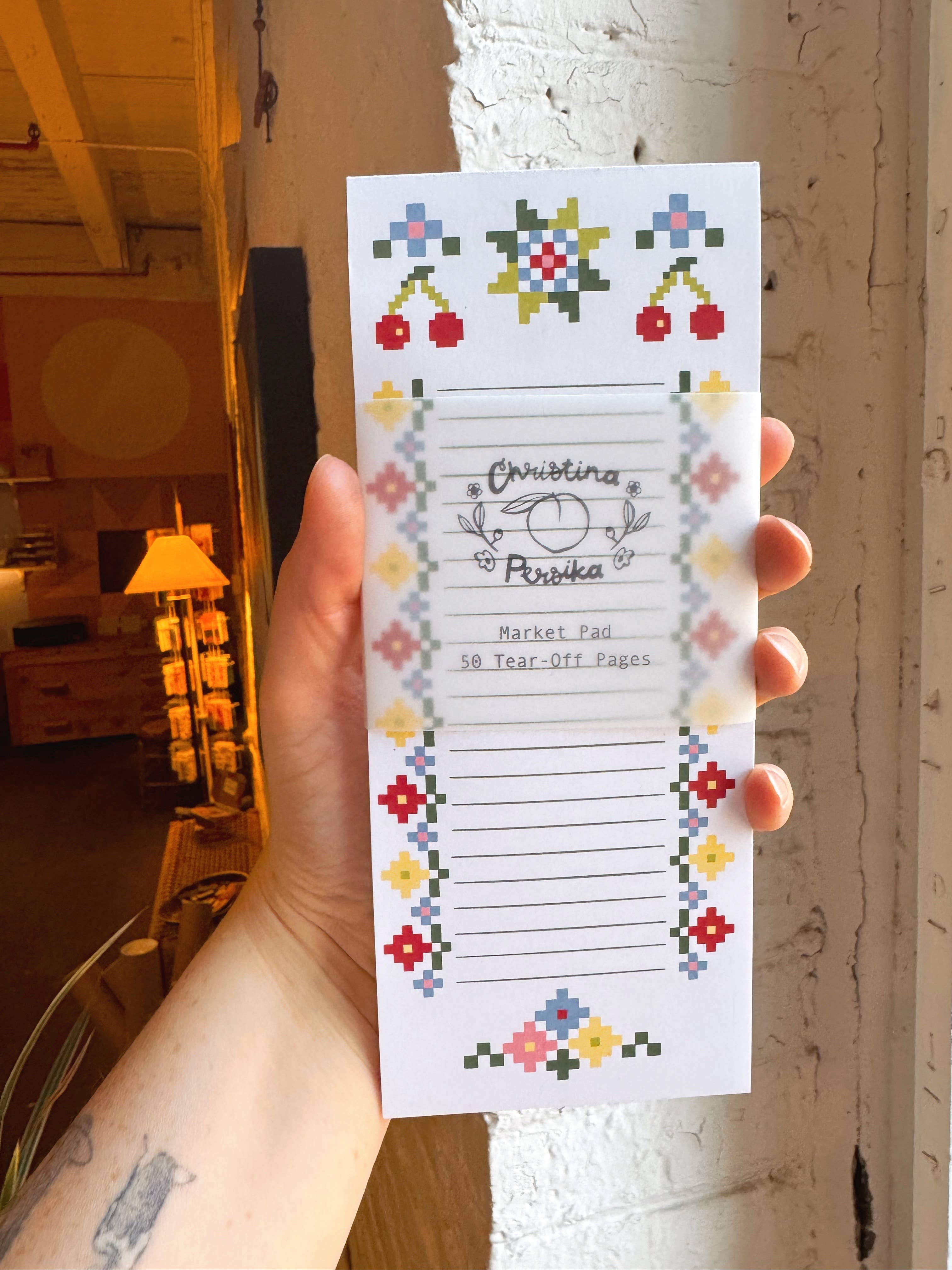 Quilted Cherry Market Pad
