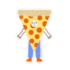Peter Pizza Sticker, Funny Sticker, Food Sticker