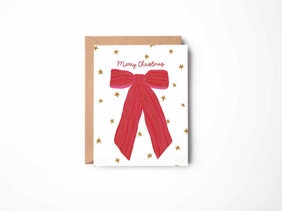Christmas Bow Card