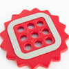 Sunshine Flower Frog | Ruby Red | Ceramic Lid