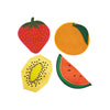 fruit salad cocktail napkins - set of 4