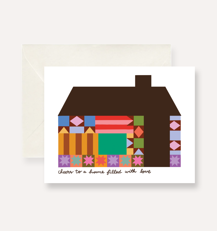 Quilt Home Filled With Love Housewarming Greeting Card