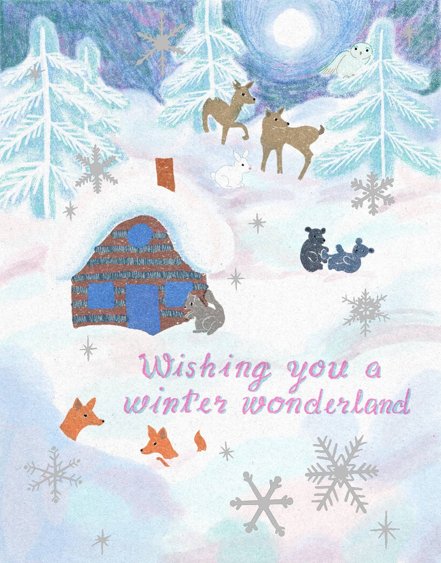 Winter Wonderland Landscape Card