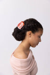 Malibu Spiral Claw - Orange and Pink Acetate Rhinestone Clip