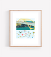 Hoan Bridge and Kites Fine Art Print