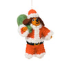 dog felt ornament