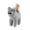 cat felt ornament