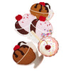 ice cream sundae napkins - set of 4