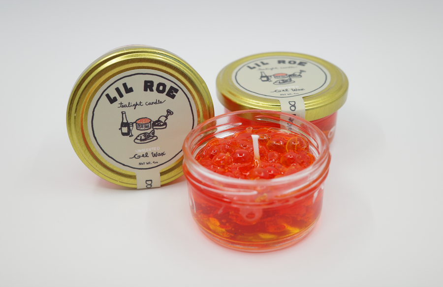 "Lil Roe" Gel Wax Caviar Tealight Candle