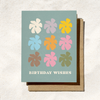 Birthday Wishes Flower Card | Boho Style | Fall Card