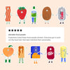 Pickle Girl Sticker, Food Sticker, Funny Sticker
