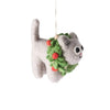 cat felt ornament