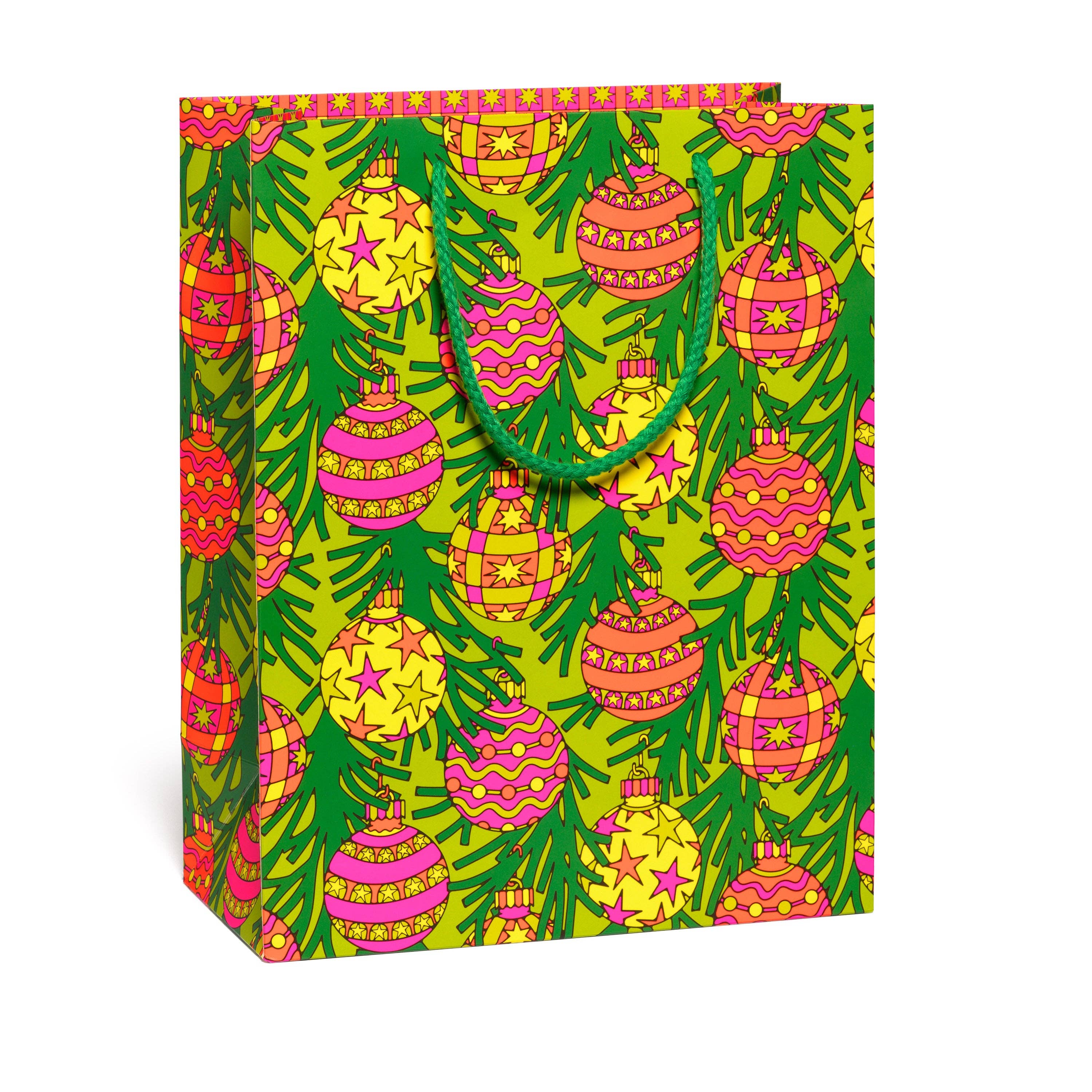 bright baubles large gift bag
