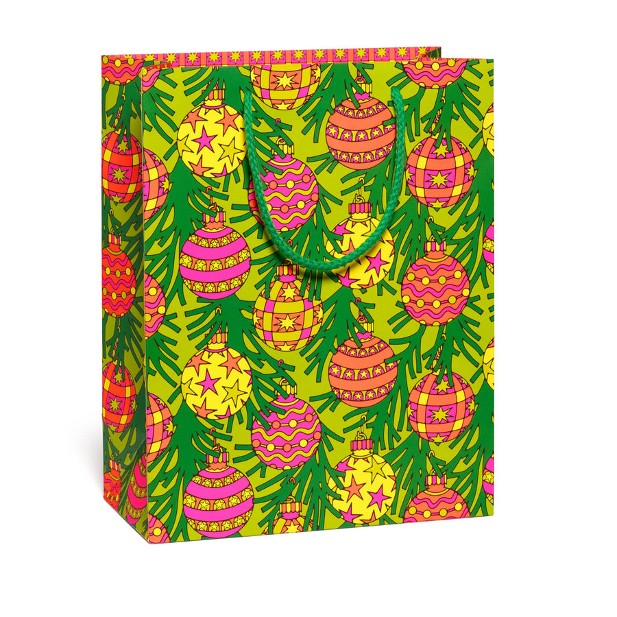 bright baubles large gift bag