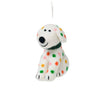 dog felt ornament