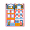 Rowhome Vinyl Sticker