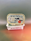 Tinned Fish Candle  Vanilla Eggnog Stocking Stuffer