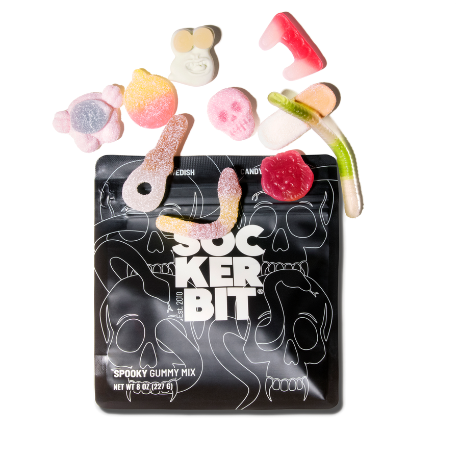 Spooky Gummy Mix Swedish Candy Bag 8oz -Halloween Collection