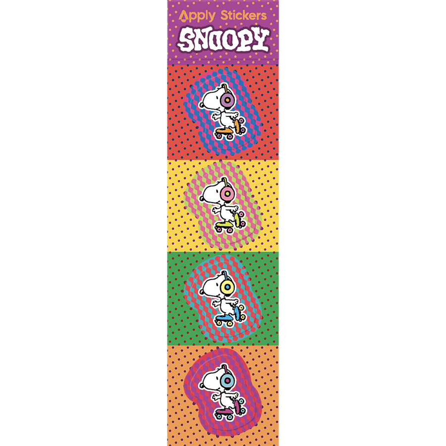 skater snoopy sticker sheet